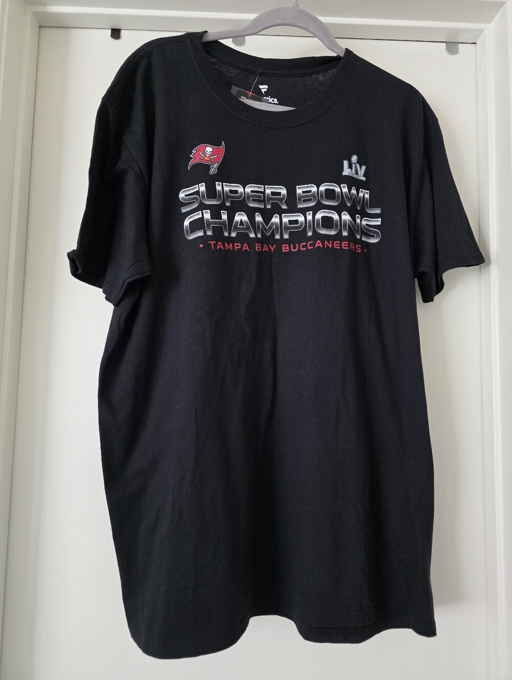 NEW Fanatics Tampa Bay Buccaneers Super Bowl LV Champions Black T-Shirt XL 2021